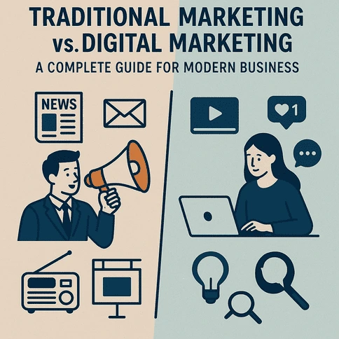 Traditional Marketing vs Digital Marketing: A Complete Guide for Modern Business